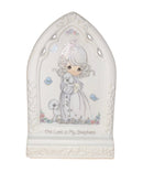Precious Moments Plaque 255866, Bible Blessings Girl with Lambs