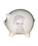 Precious Moments 259437, Month of April Piggy Bank, Piggy Bank
