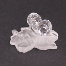 Swarovski Crystal: 268196 Baby Snails on Vine Leaf