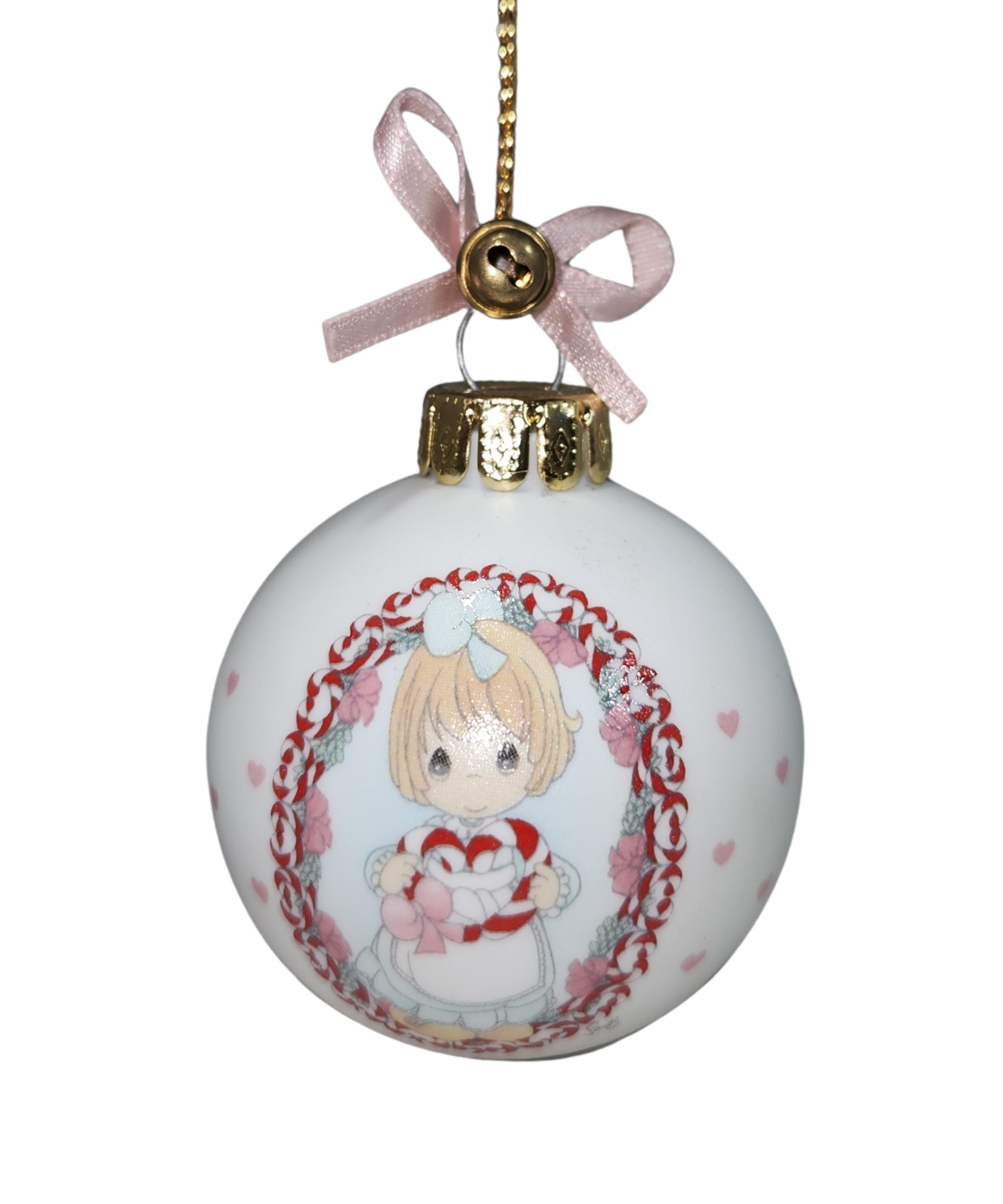 Precious Moments Ornament 278904, Cane You Join Us for a Merry Christmas- 1997