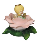 Precious Moments Figurine 284686, April Monthly Rose Angel