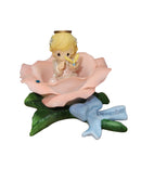 Precious Moments Figurine 284691, December Monthly Rose Angels
