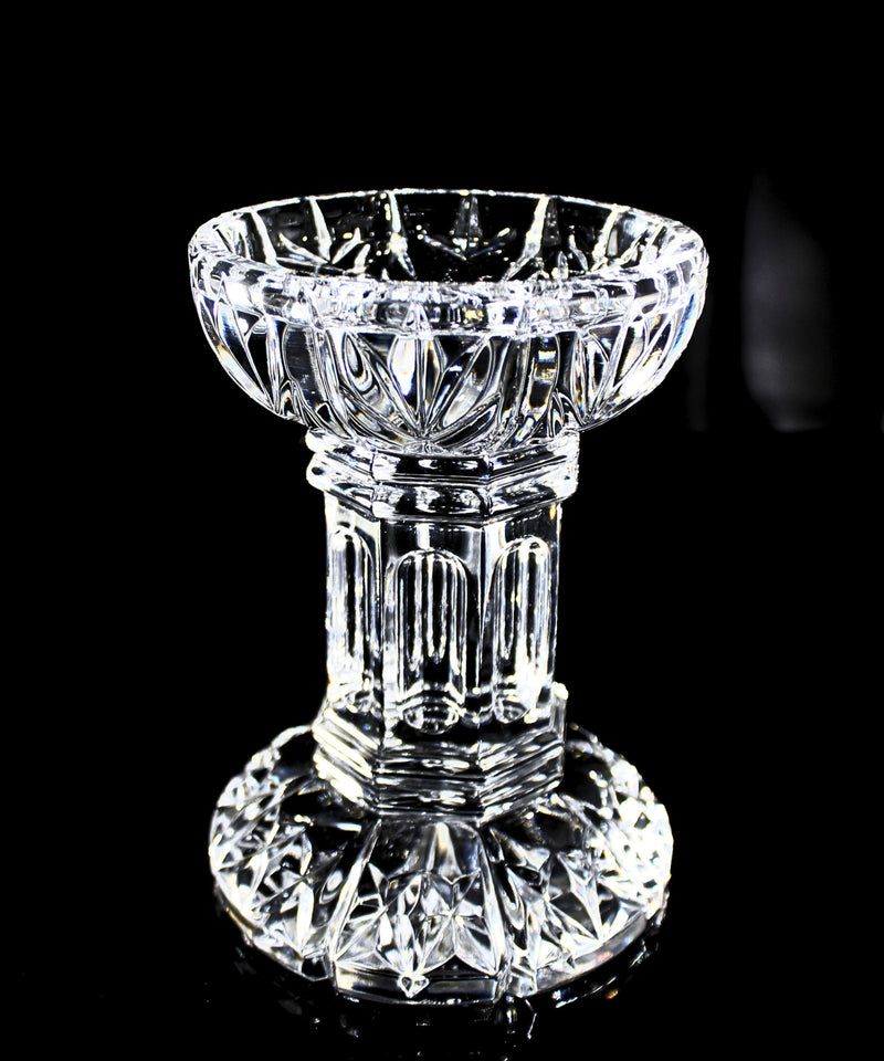 Waterford Crystal: Candlesticks Bethany Pillar Candleholder, 5.5"