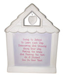 Precious Moments Plaque 315117, Knowledge is a Gift Female Student