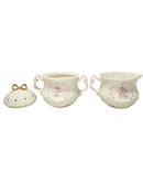 Precious Moments 324949, Sugar and Creamer Set, Faith and Hope Girls