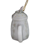 Precious Moments Ornament 340324A, May Your Christmas be Delightful- Boy With Lights Teapot