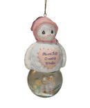 Precious Moments Ornament 356697, Snowwoman, Mini Waterball