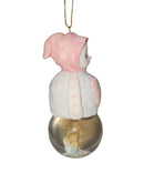 Precious Moments Ornament 356697, Snowwoman, Mini Waterball