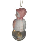 Precious Moments Ornament 356697, Snowwoman, Mini Waterball