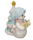 Precious Moments Figurine 4003323, Merry and Bright- Snowman by Christmas Tree