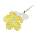 Waterford Crystal: Fleurology Yellow Glass Rose, 15"
