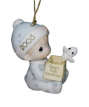 Precious Moments Ornament 4024080, Baby's First Christmas- 2005 Boy