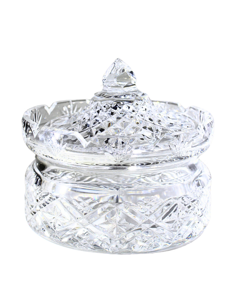 Waterford Crystal: Samuel Miller Collection Round Covered Butter, 5.25"