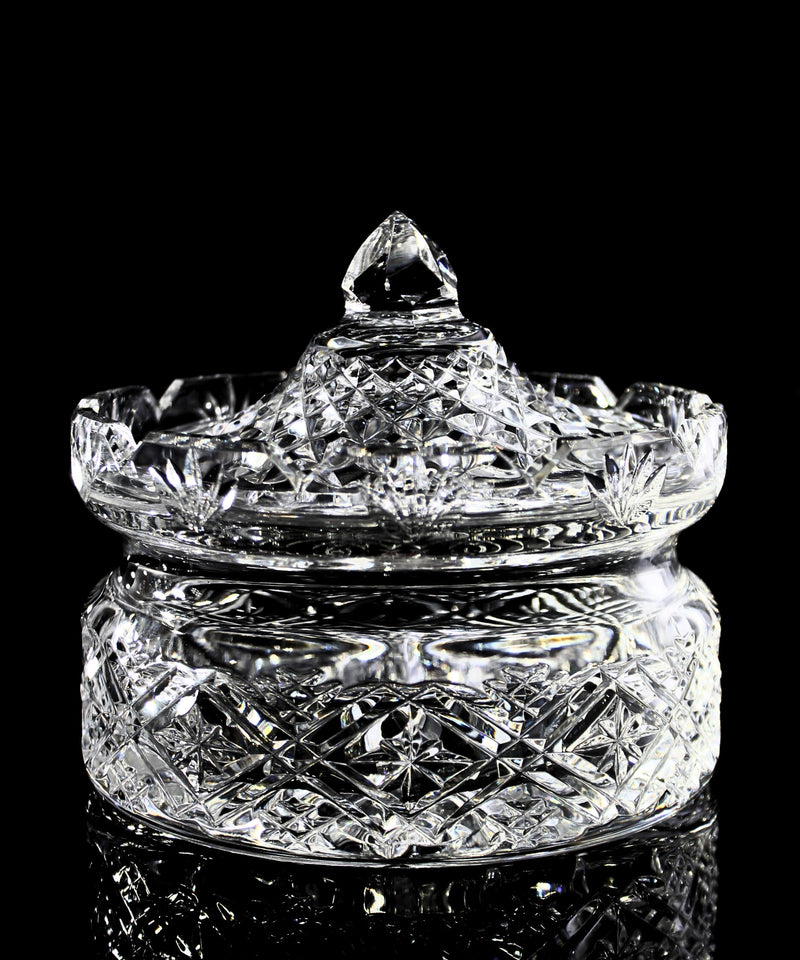 Waterford Crystal: Samuel Miller Collection Round Covered Butter, 5.25"