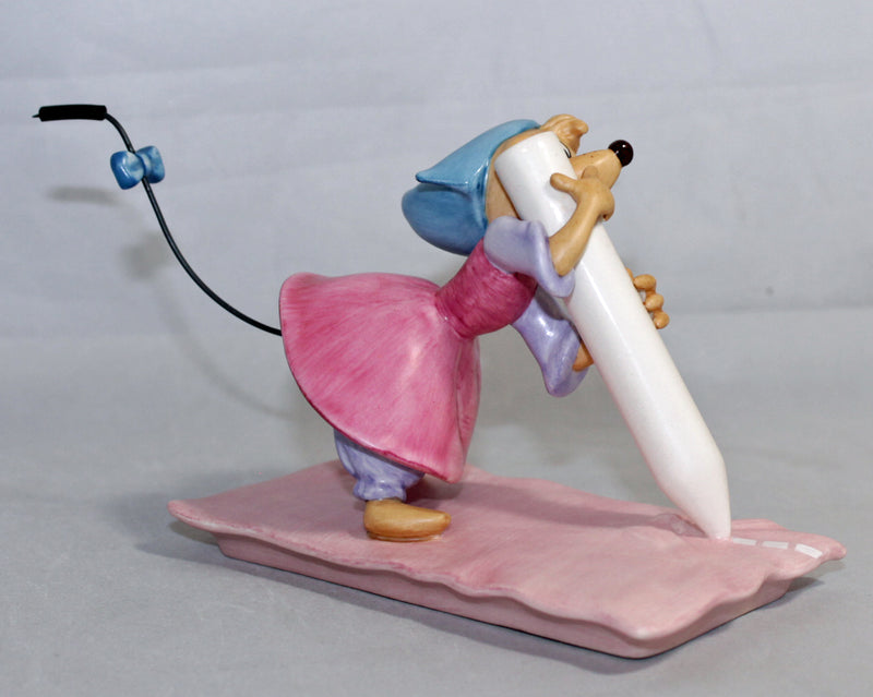 WDCC Chalk Mouse - No Time For Dilly-Dally! | 41006 | Cinderella | AS IS