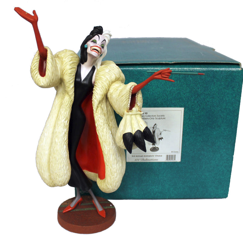 WDCC Cruella De Vil - Anita, daahling! | 41081 | 101 Dalmatians | AS IS