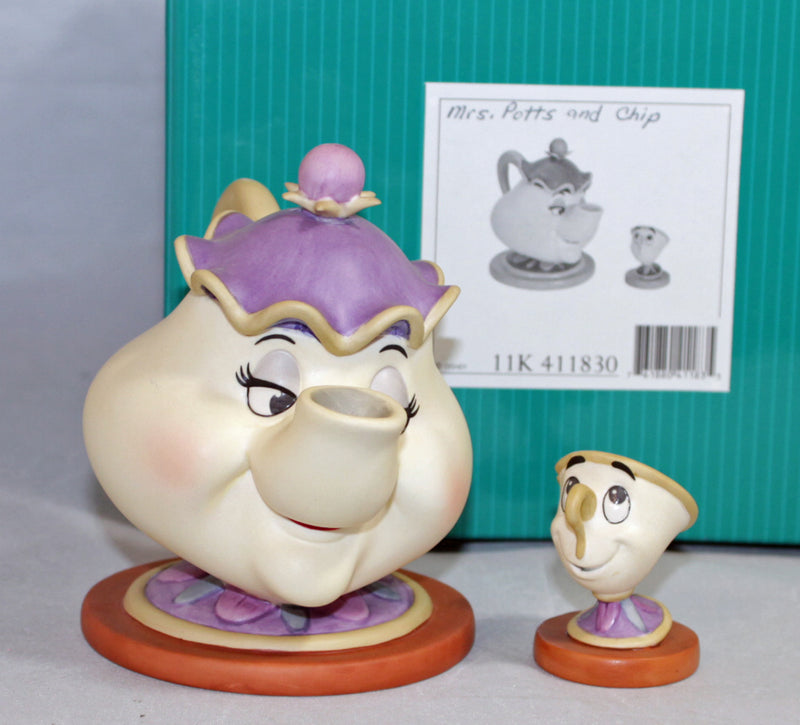 WDCC Mrs. Potts and Chip - Good Night, Luv. | 1028659 | Disney's Beauty and the Beast | AS IS