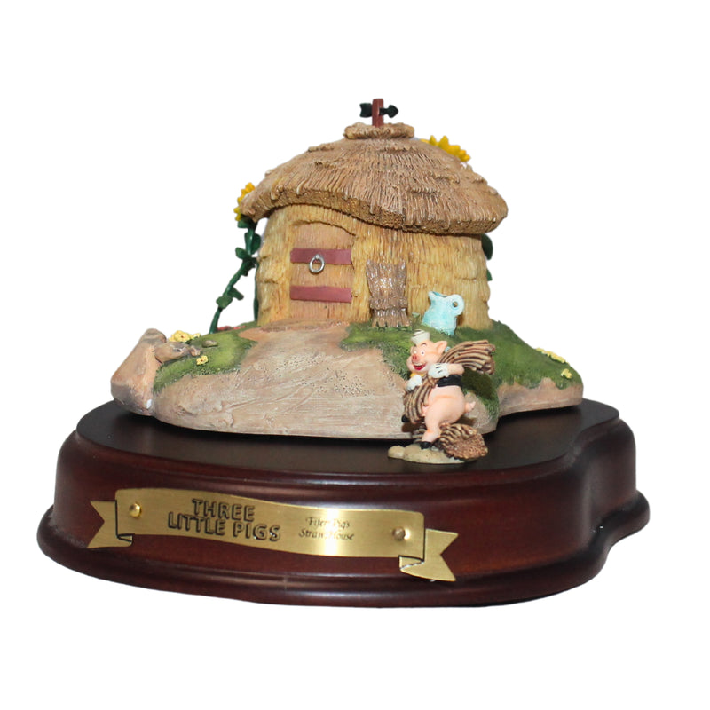 WDCC Fifer Pig's Straw House | 41205 | Disney's Three Little Pigs