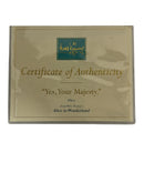 WDCC Figurine Alice - Yes, Your Majesty - Please Read