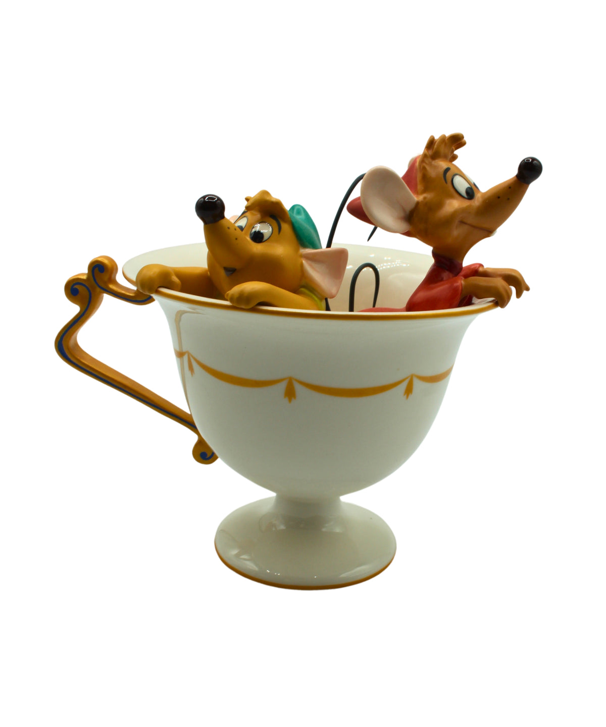 WDCC Gus and Jaq - Tea for Two | 414100 | Disney's Cinderella | Tea Cu