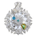 Waterford Crystal: 2018 Snowflake Wishes - Happiness - Aqua, 4.2"
