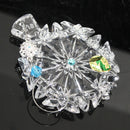 Waterford Crystal: 2018 Snowflake Wishes - Happiness - Aqua, 4.2"