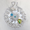Waterford Crystal: 2018 Snowflake Wishes - Happiness - Aqua, 4.2"