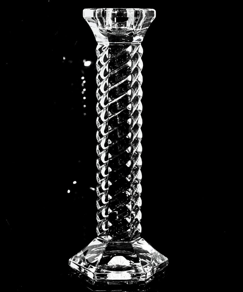 Waterford Crystal: Candlesticks Single Light Candlestick | No Box, 8" | Monaco