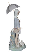 Lladró Figurine: 4510 Girl with Umbrella & Geese