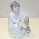 Lladró Figurine: 4522 Boy with Dog