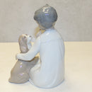 Lladró Figurine: 4522 Boy with Dog