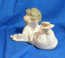Lladró Figurine: 4541 Reclining Angel - Matte