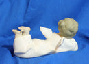 Lladró Figurine: 4541 Reclining Angel - Matte