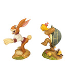 WDCC Figurine Toby Tortoise and Max Hare - Slow But Sure, The Blue Streak
