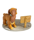 WDCC Figurine Lady - Lady in Love, Disney's Lady and the Tramp - Please Read
