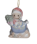 Precious Moments Ornament 465275, Santa with Presents in Sleigh