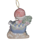 Precious Moments Ornament 465275, Santa with Presents in Sleigh