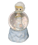Precious Moments 465356L, Girl with Snowman Mini Waterball