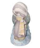 Precious Moments 465356L, Girl with Snowman Mini Waterball