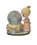 Precious Moments Figurine 465364, Girl with Gift Mini Waterball