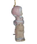 Precious Moments Ornament 465429B, Boy on Rocking Horse Reindeer