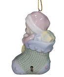 Precious Moments Ornament 465492A, Boy in Stocking
