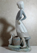 Lladró Figurine: 4682m Girl with Milk Pail Matte