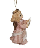 Precious Moments Ornament 477761C, White Angel Holding Songbook