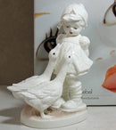 Hummel Figurine: Goose Girl - white ceramic - 47/II