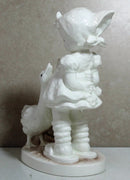 Hummel Figurine: Goose Girl - white ceramic - 47/II
