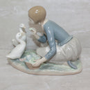 Lladró Figurine: 4849 Feeding the Ducks