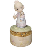 Precious Moments Trinket Box 488437, Jesus is the Light