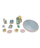 Precious Moments Figurine 488739, Girl/Stove Mini Tea set