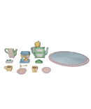Precious Moments Figurine 488739, Girl/Stove Mini Tea set